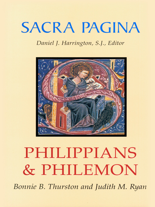 Title details for Sacra Pagina: Philippians and Philemon by Bonnie B. Thurston - Available